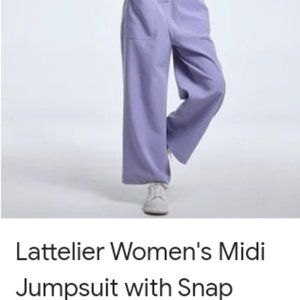 Lettelier midi belted jump suit